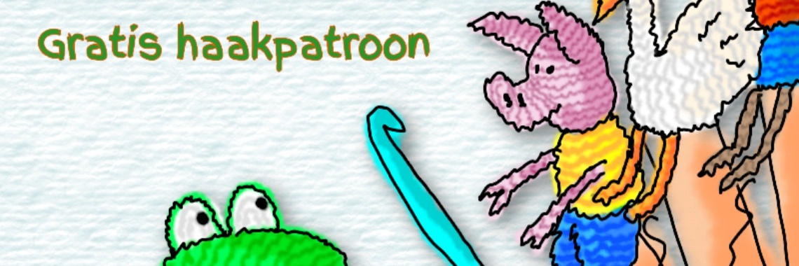 Gratis haakpatroon van "Kikker en zijn vriendjes" | I love to draw