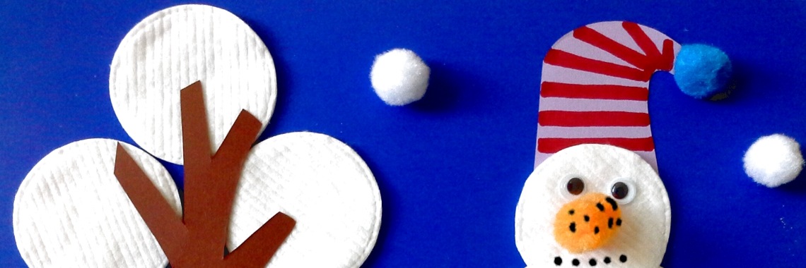 "Sneeuw" knutselen. Hoe werkt het? | I love to draw