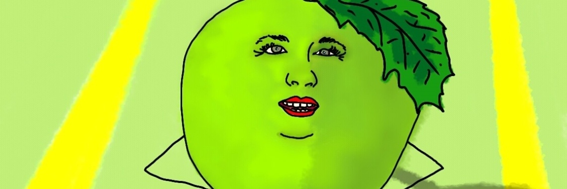 Tekenkribbels: Lidl Vitaminis voor volwassenen - Appel | I love to draw