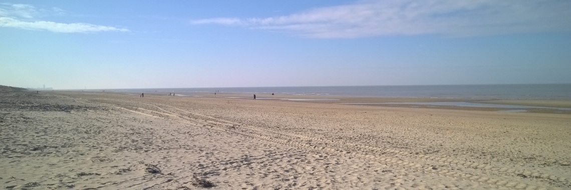 De Haan, wandeling aan zee