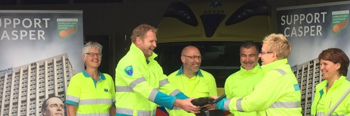 Kijlstra Ambulance Oosterwolde loopt mee voor Support Casper | Wietse Jan Beijert