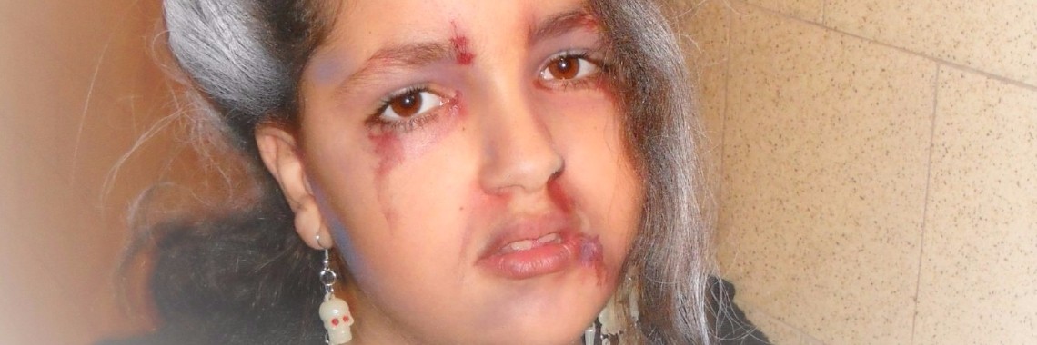 Halloween...wat je allemaal kan met make-up... | Mevrouw Stip...