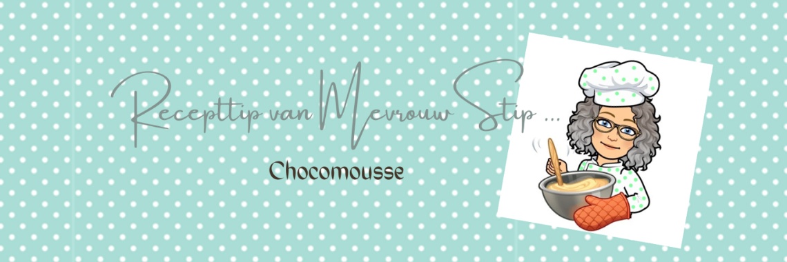 Recepttip van Mevrouw Stip... Artisanale chocomousse... | Mevrouw Stip...