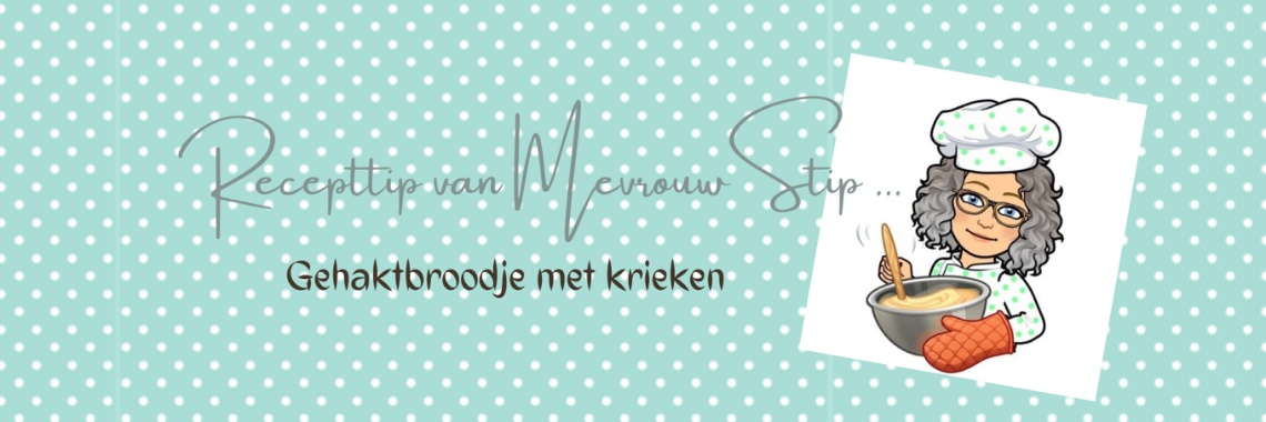 Recepttip van Mevrouw Stip... Gehaktbroodje met krieken... | Mevrouw Stip...