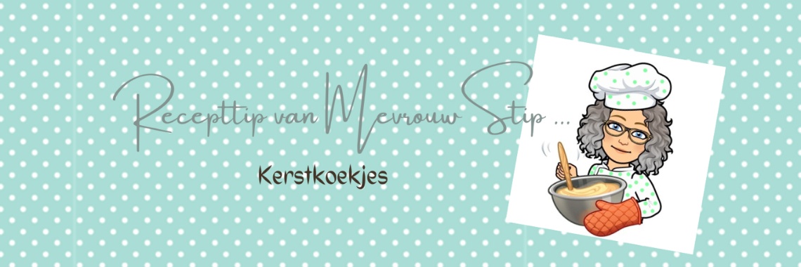 Recepttip van Mevrouw Stip... Kerstkoekjes... | Mevrouw Stip...