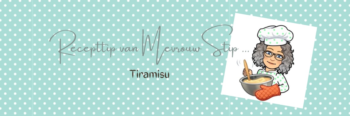 Recepttip van Mevrouw Stip... Tiramisu... | Mevrouw Stip...