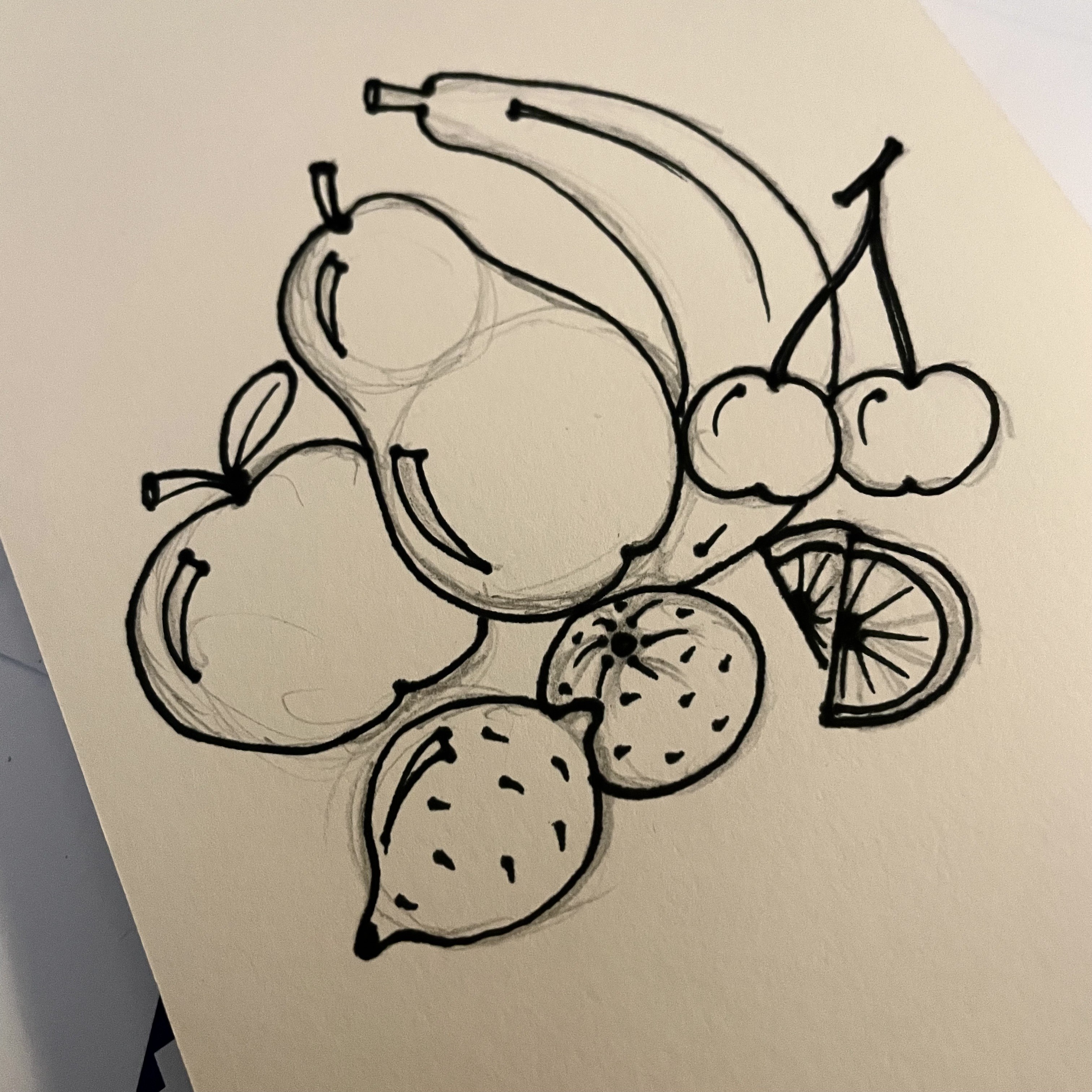 Learn how to draw delicious fruits