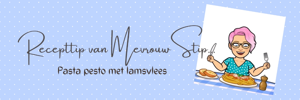 Pata pesto with lamb... | Mevrouw Stip...