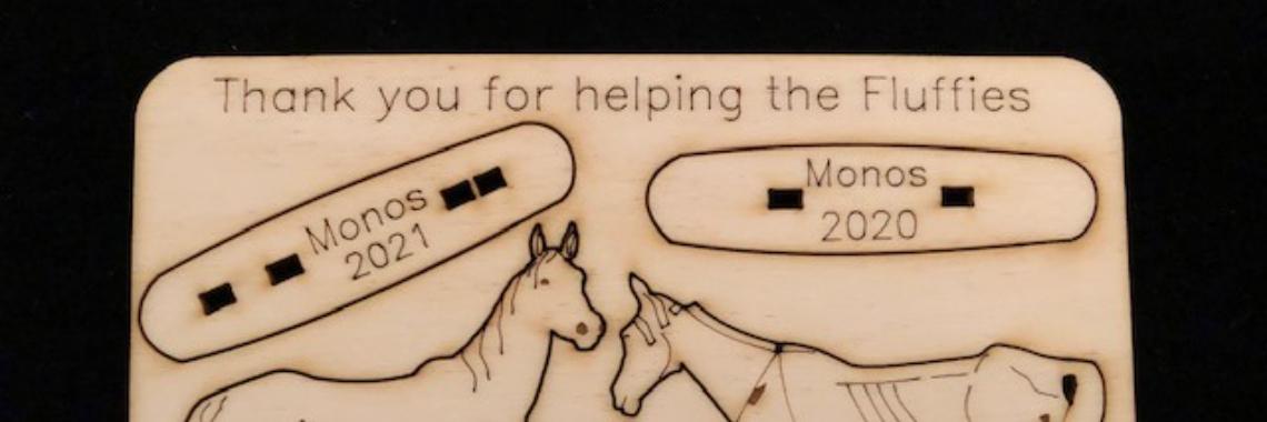 3d card with Monos | Millieballon