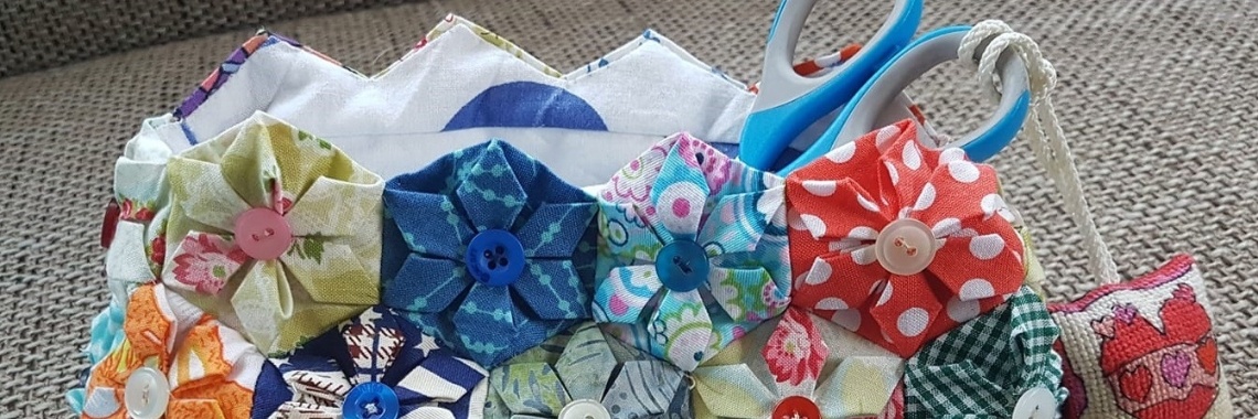 Crea challenge 2018 - juli - een etui van hexagon sterren | Yvonne35