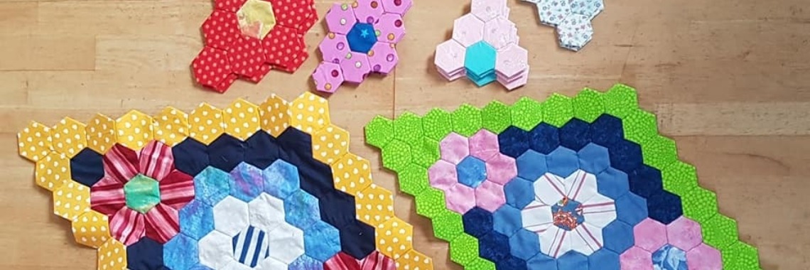 Mystery Quilt 2018-2 - February #WinterseHexjes | Yvonne35