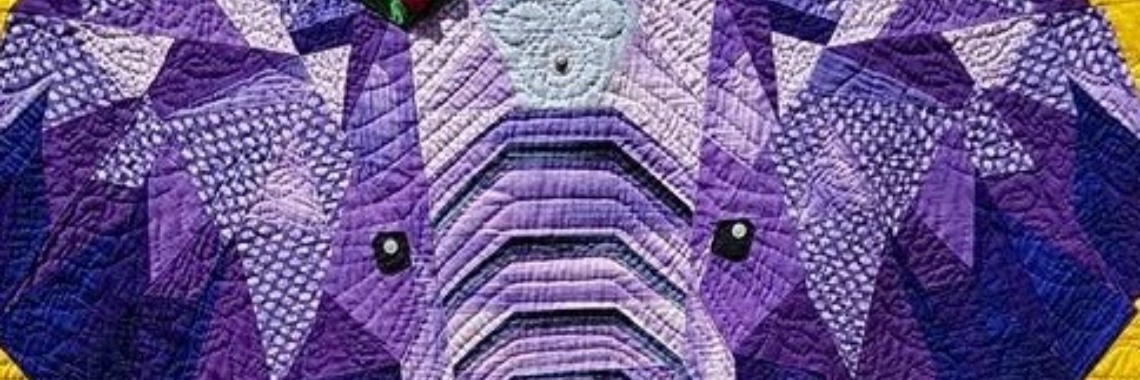 The story behind a quilt #1 - Birthday Girl (Elephant Abstractions) | Yvonne35