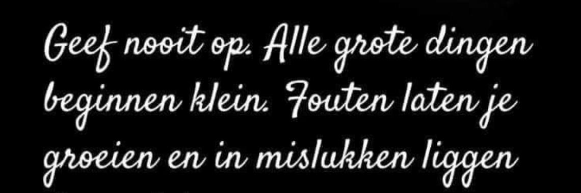 Ben jij een doorzetter...? | Mich Peters