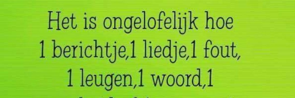 Ben jij snel uit je stemming te halen...? | Mich Peters