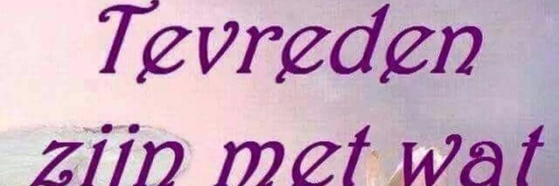 Ben jij tevreden met jezelf...? | Mich Peters