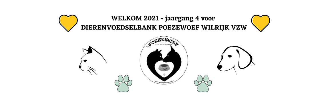 By By 2020 - Welkom 2021 Een Nieuw Jaar Voor Dierenvoedselbank Poezewoef | Corry van den Brande