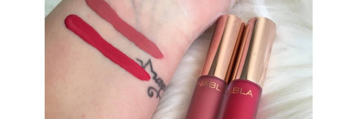 Review | Nabla liquid lipsticks Five 'o clock & Roses | Marilyn - Beauty by Lynn