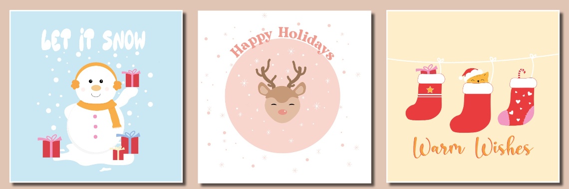 Christmas card illustrations | EnyaMona