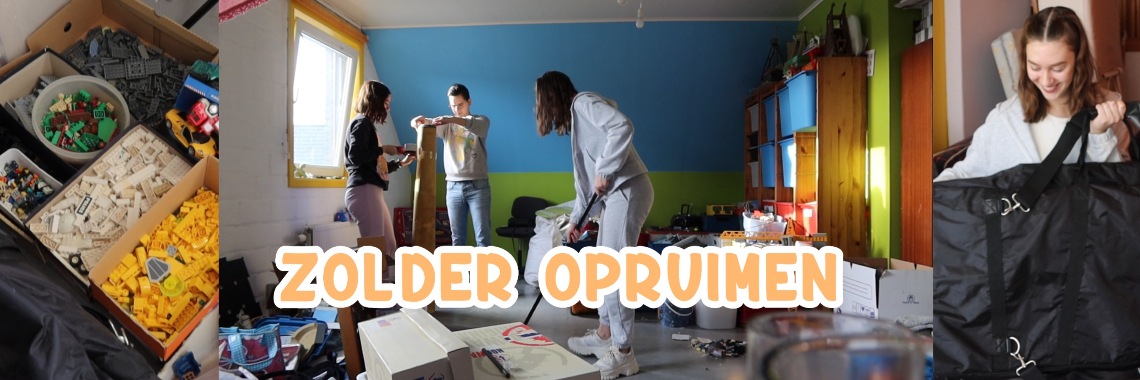 Zolderkamer helemaal opruimen! - Nieuw project | EnyaMona