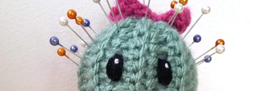 GRATIS Haakpatroon - Speldenkussen Cactus | Tante Koek
