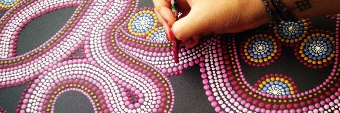 how to video: Hoe maak ik die dots, de verfmix en prepareer ik de penselen | Tessa Smits