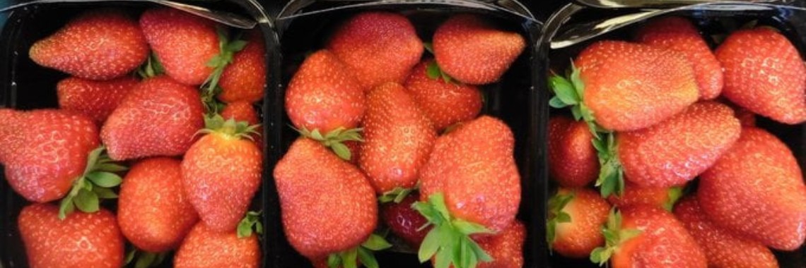 Gif in aardbeien | Hans