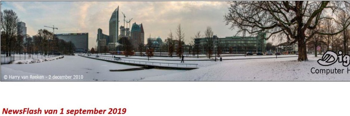 NewsFlash nieuwsbrief van 1 september | Hans