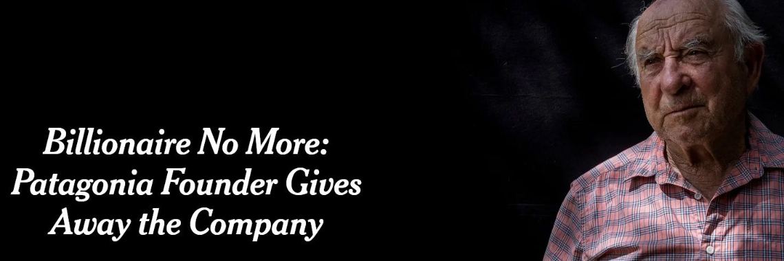 De aarde is onze enige aandeelhouder | Hans