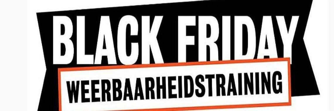 Black Friday weerbaarheidstraining | Hans