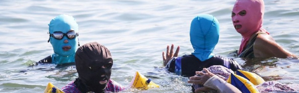 China omarmt de facekini | Hans