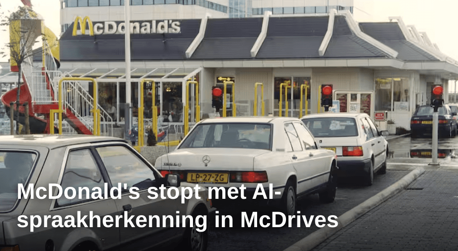 McDonald's vervangt bestelrobots door mensen | Hans