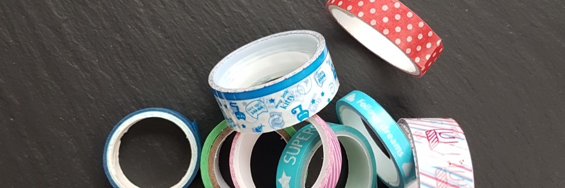 10 x washi tape  | bijlenie