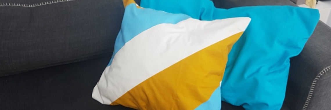 Een beetje kleur in huis en hergebruik  | bijlenie