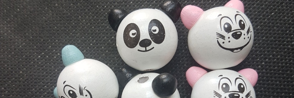 Panda beer sleutelhanger  | bijlenie