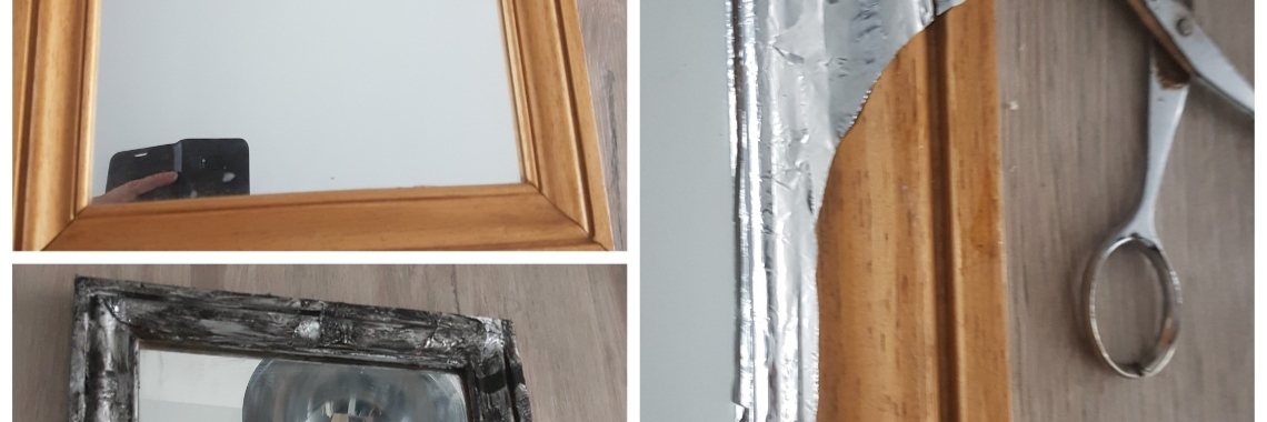 Spiegel recycle/ crea challenge februari 2018 | bijlenie