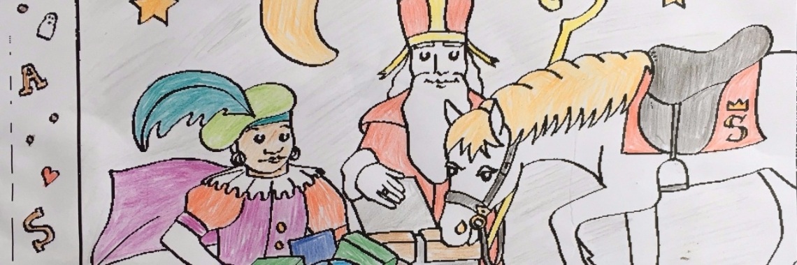 5 prachtige Sinterklaas kleurplaten. | Prince Fluffy Kareem