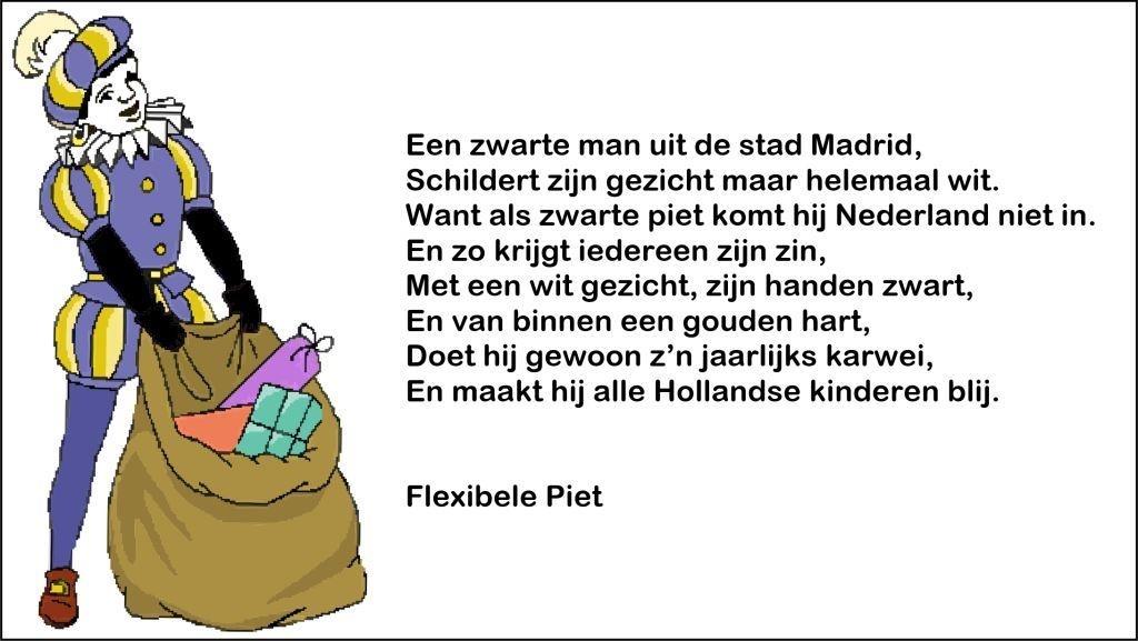 Vervolgen aangenaam gesmolten Yoors Sinterklaas Challenge: Gedicht over Piet