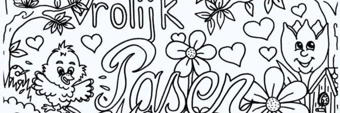 3 Pasen kleurplaten- NoAgeColouring@Suuz | Mirelle - Crea met Kids