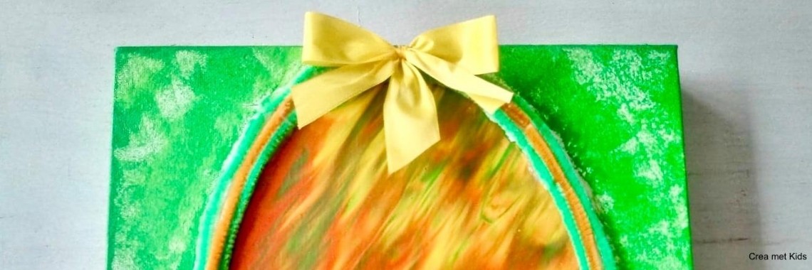 Acrylic pouring Paas ei | Mirelle - Crea met Kids