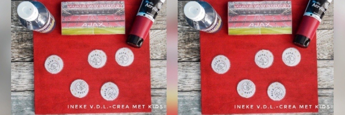 Ajax Magneetbord voor Vaderdag | Mirelle - Crea met Kids