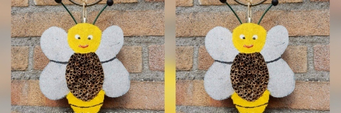 Bijenhotel maken van hout | Mirelle - Crea met Kids