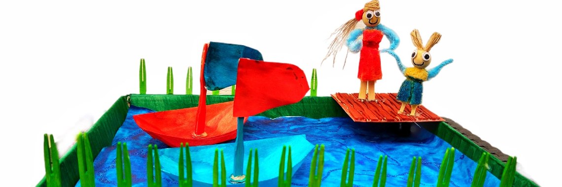 Bootjes in het water maken met diverse materialen en technieken | Mirelle - Crea met Kids