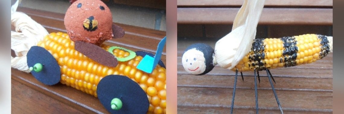Creatief knutselen met mais | Mirelle - Crea met Kids