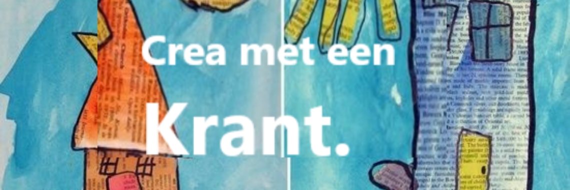 Creatief met kranten-kunst ideetjes! | Mirelle - Crea met Kids