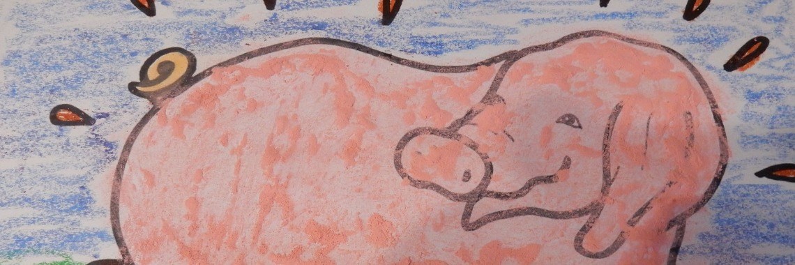 Creatieve peuter en kleuter  knutsels van varken uit het boek Moppereend | Mirelle - Crea met Kids