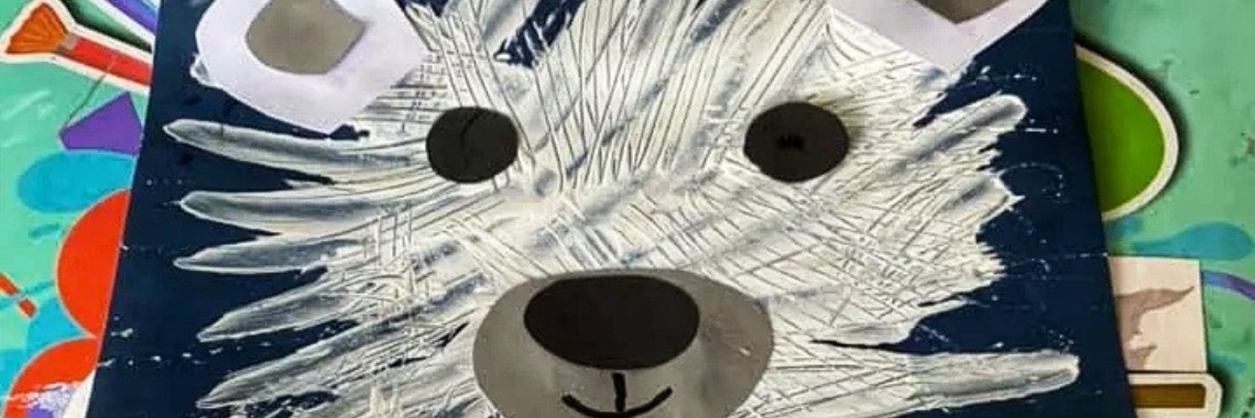 Dieren verven met een vork. | Mirelle - Crea met Kids