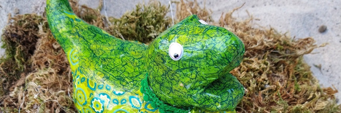 Dino maken  met dino eieren door te decopatchen | Mirelle - Crea met Kids