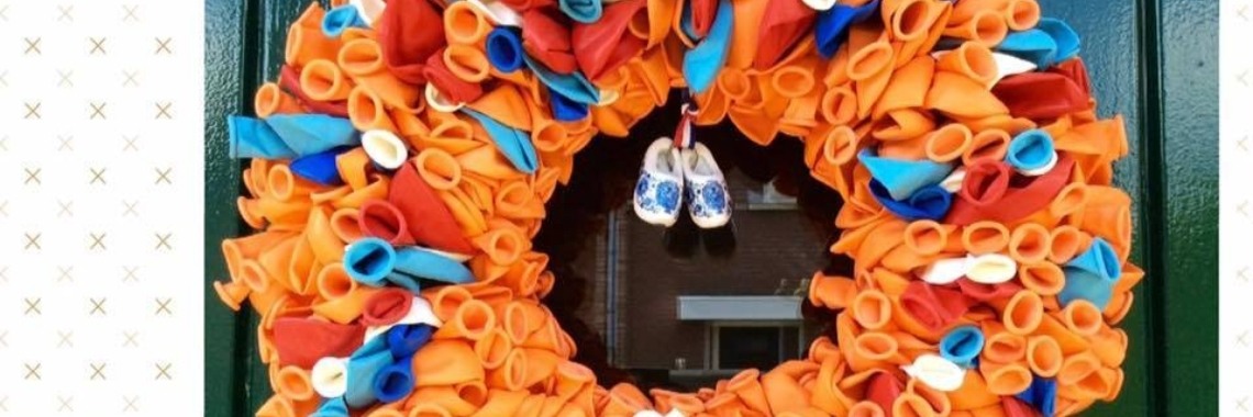 DIY Ballonnenkrans-Koningsdag. | Mirelle - Crea met Kids