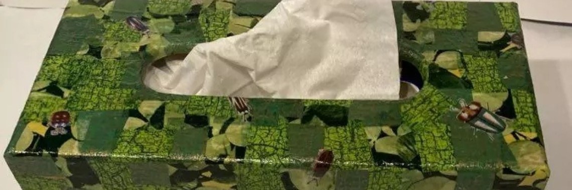 Diy Tissue Box decopatching | Mirelle - Crea met Kids