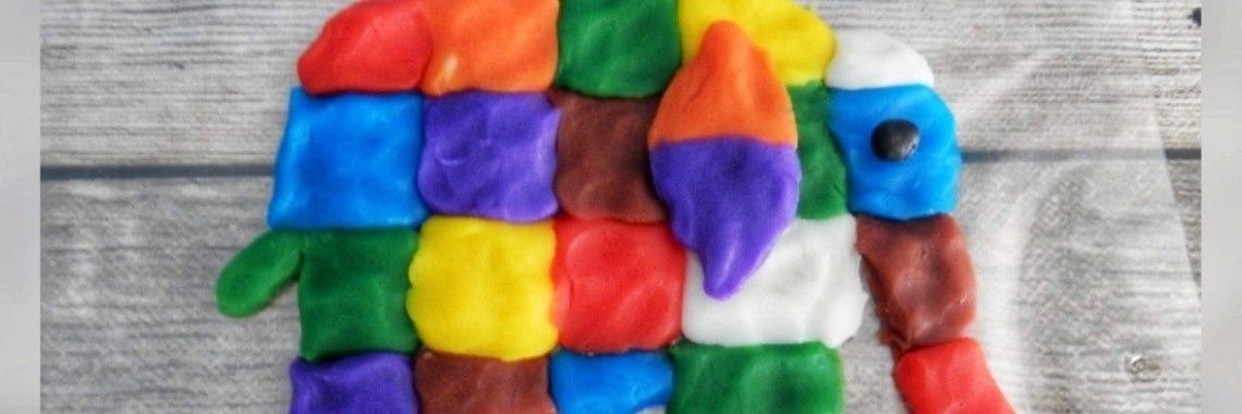 Elmer kleien met super softe klei | Mirelle - Crea met Kids